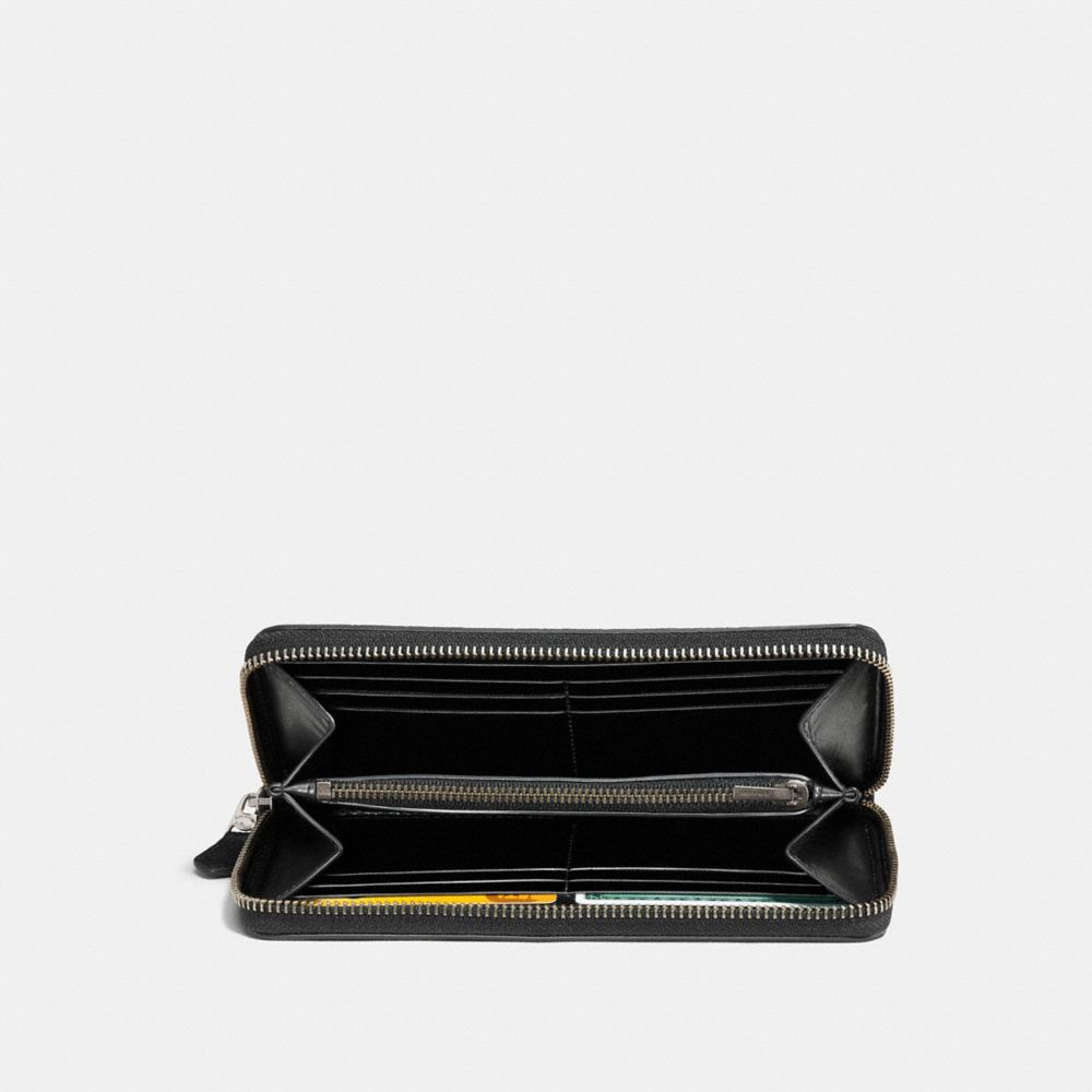 Accordion Zip Wallet With Willow Floral