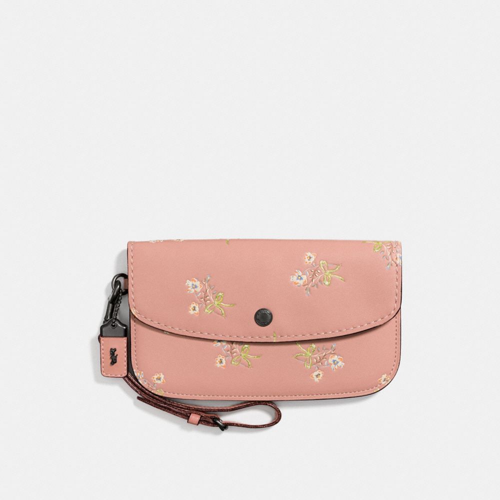 Pochette à Imprimé Floral Nud