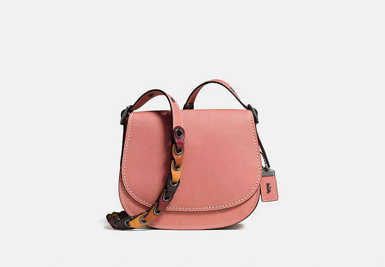 Saddle 23 With Colorblock Coach Link Strap