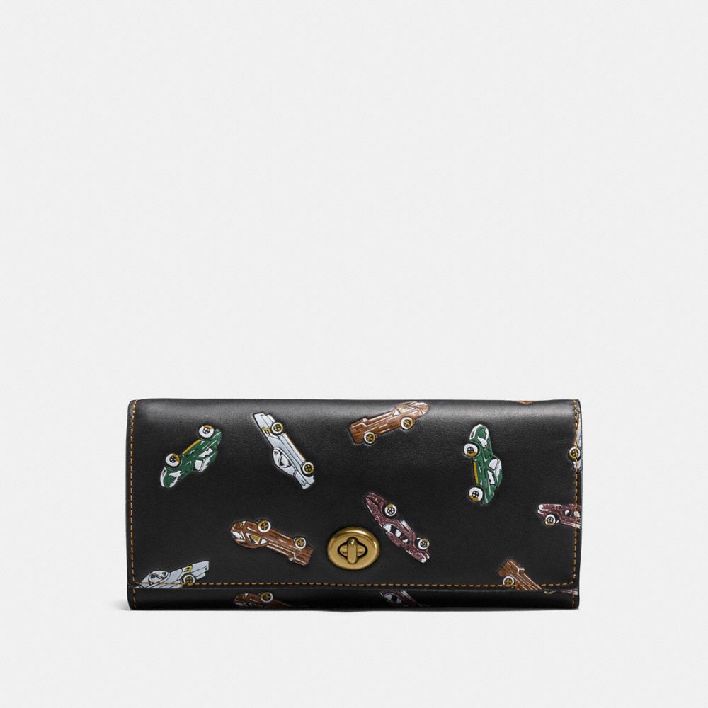 Envelope Wallet With Car Print