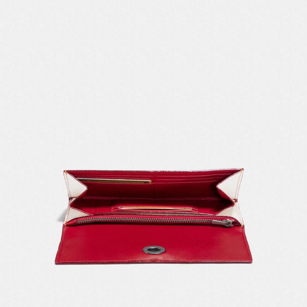 COACH Envelope Wallet With Cherry Print