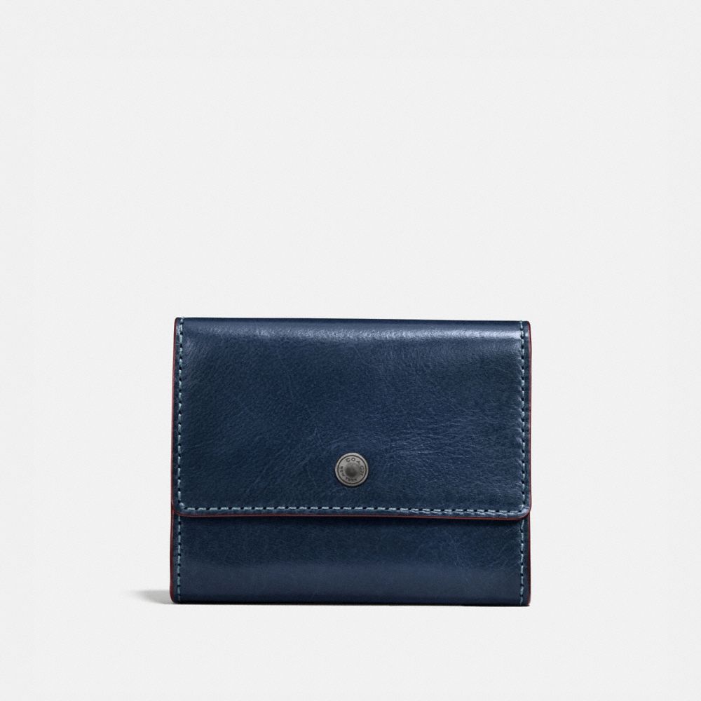 Mens wallet with coin pocket online coach