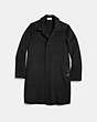 COACH®,DOUBLE FACED COAT,wool,Black,Scale View
