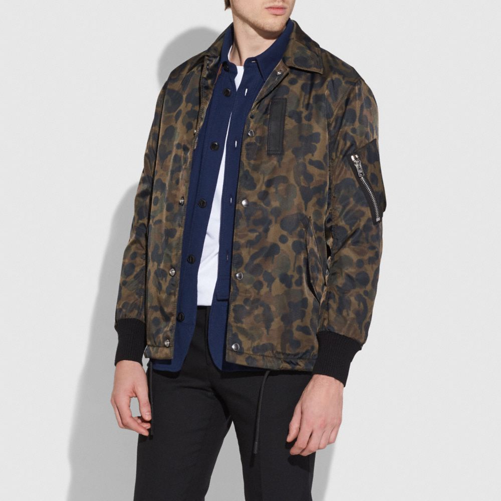 Camo Print Coach's Jacket