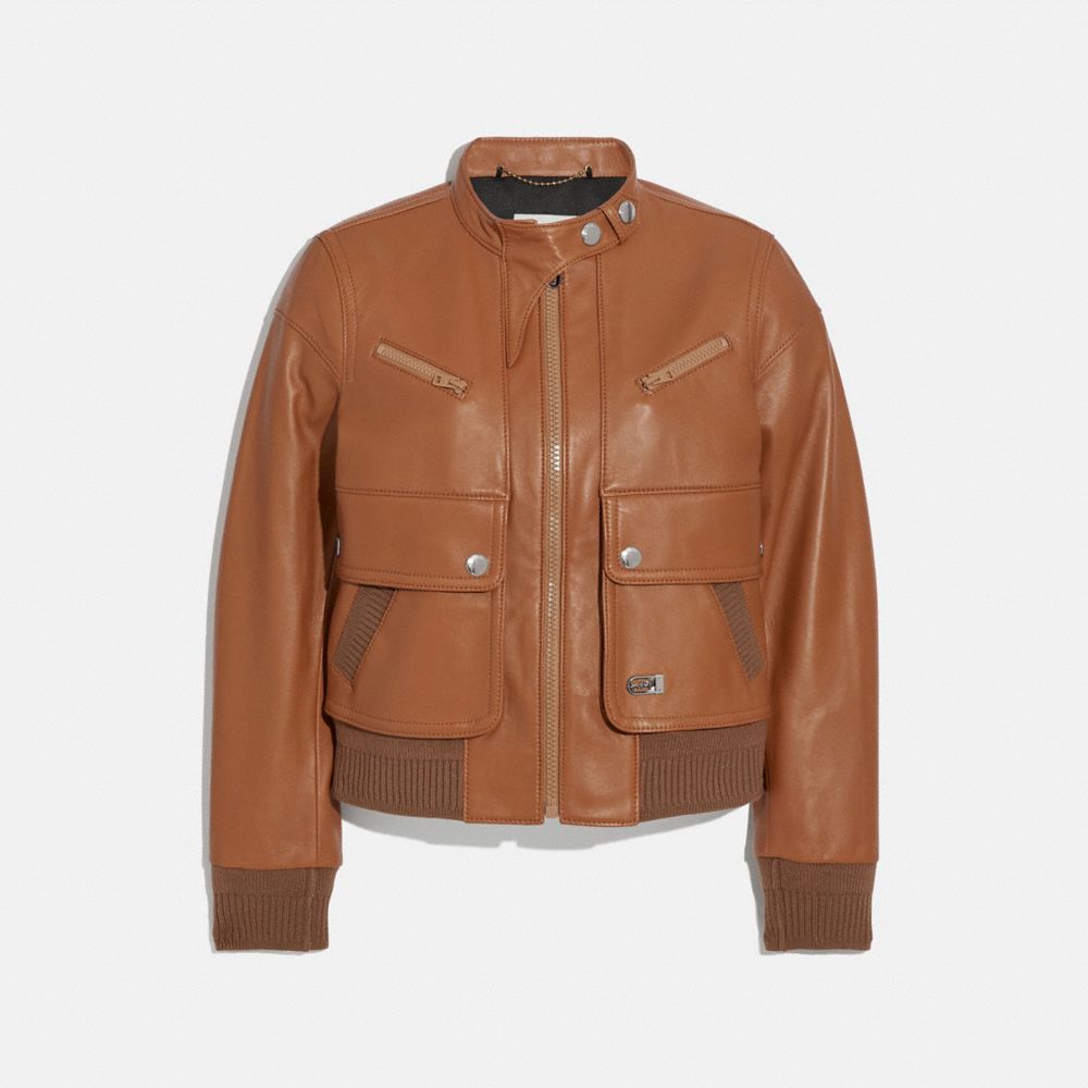 COACH® | COACH® | Leather Bomber Jacket