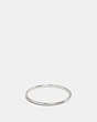 COACH®,DEMI-FINE SUNBURST SIMPLE BAND RING,Silver,Front View