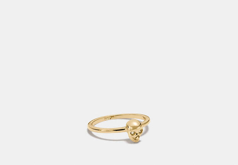 Mini Demi Fine Skull Ring