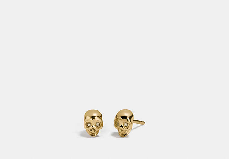 Mini Demi Fine Skull Stud Earrings