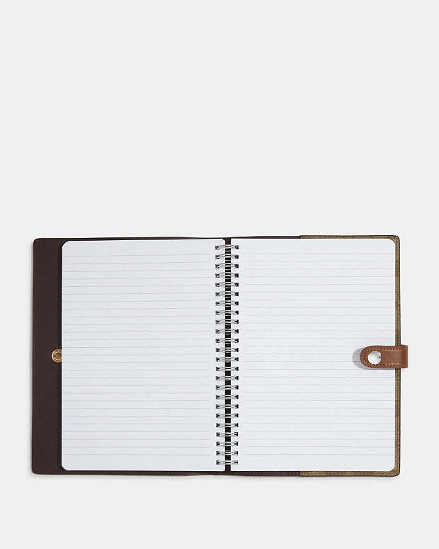 COACH® Outlet  Notebook In Signature Canvas