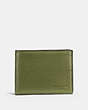 COACH®,SLIM BILLFOLD WALLET,Leather,Utility/Midnight,Front View