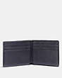 COACH®,SLIM BILLFOLD WALLET,Leather,Utility/Midnight,Inside View,Top View