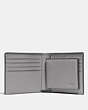 COACH®,3-IN-1 WALLET,Leather,HEATHER GREY,Inside View,Top View