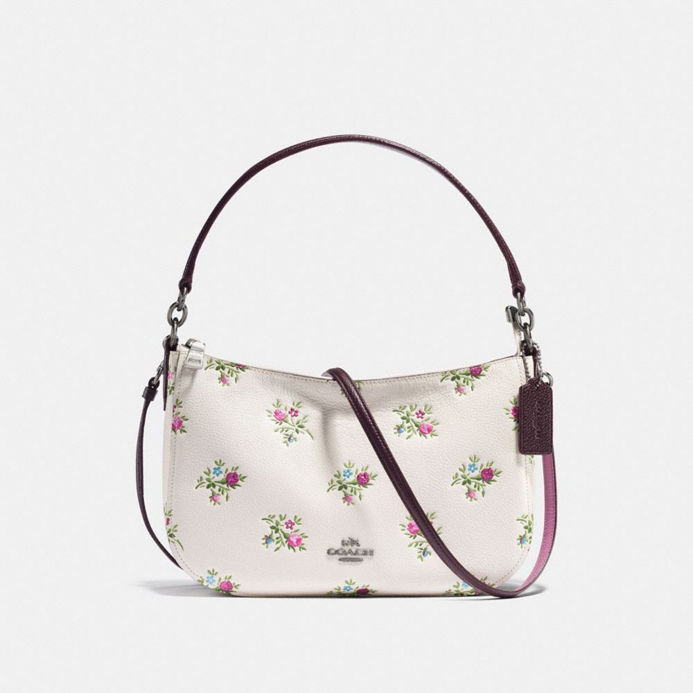 COACH Chelsea Crossbody With Cross Stitch Floral Print