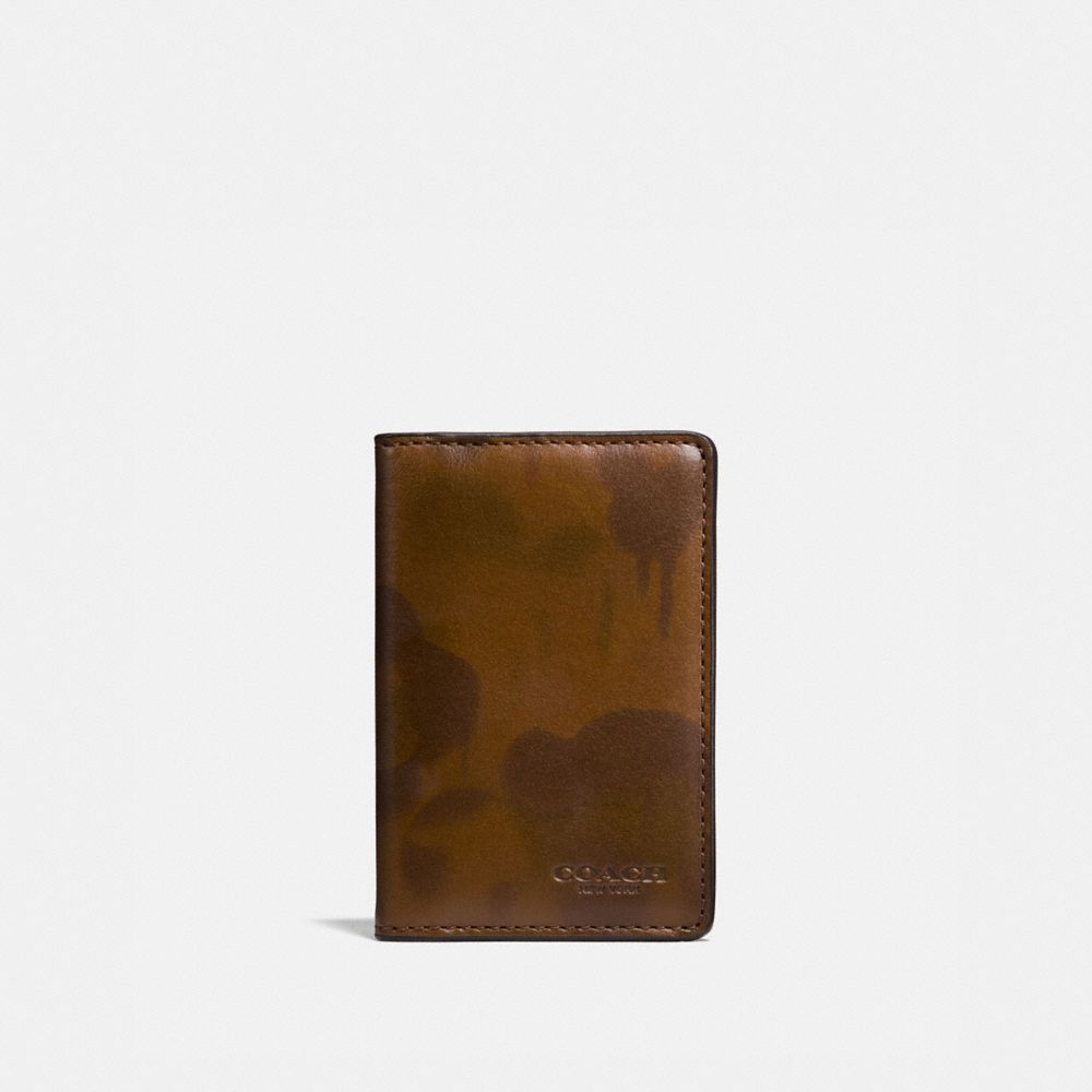 Card Wallet With Camo Print