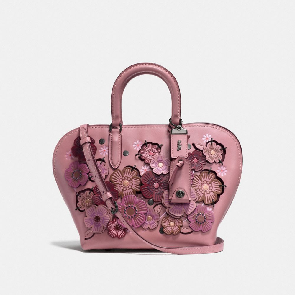 COACH®: Dakotah Satchel 22 With Linked Tea Rose