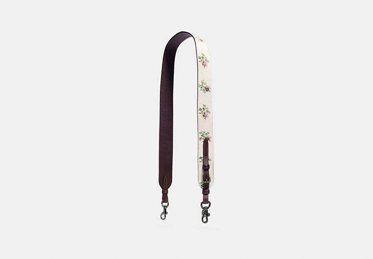 Novelty Strap With Cross Stitch Floral Print