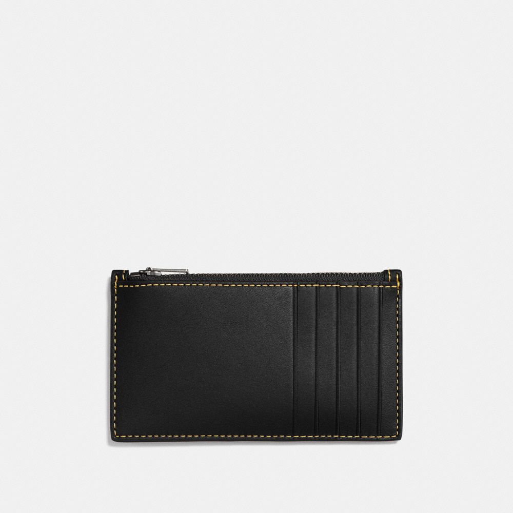 COACH®,Zip Card Case,,Back View