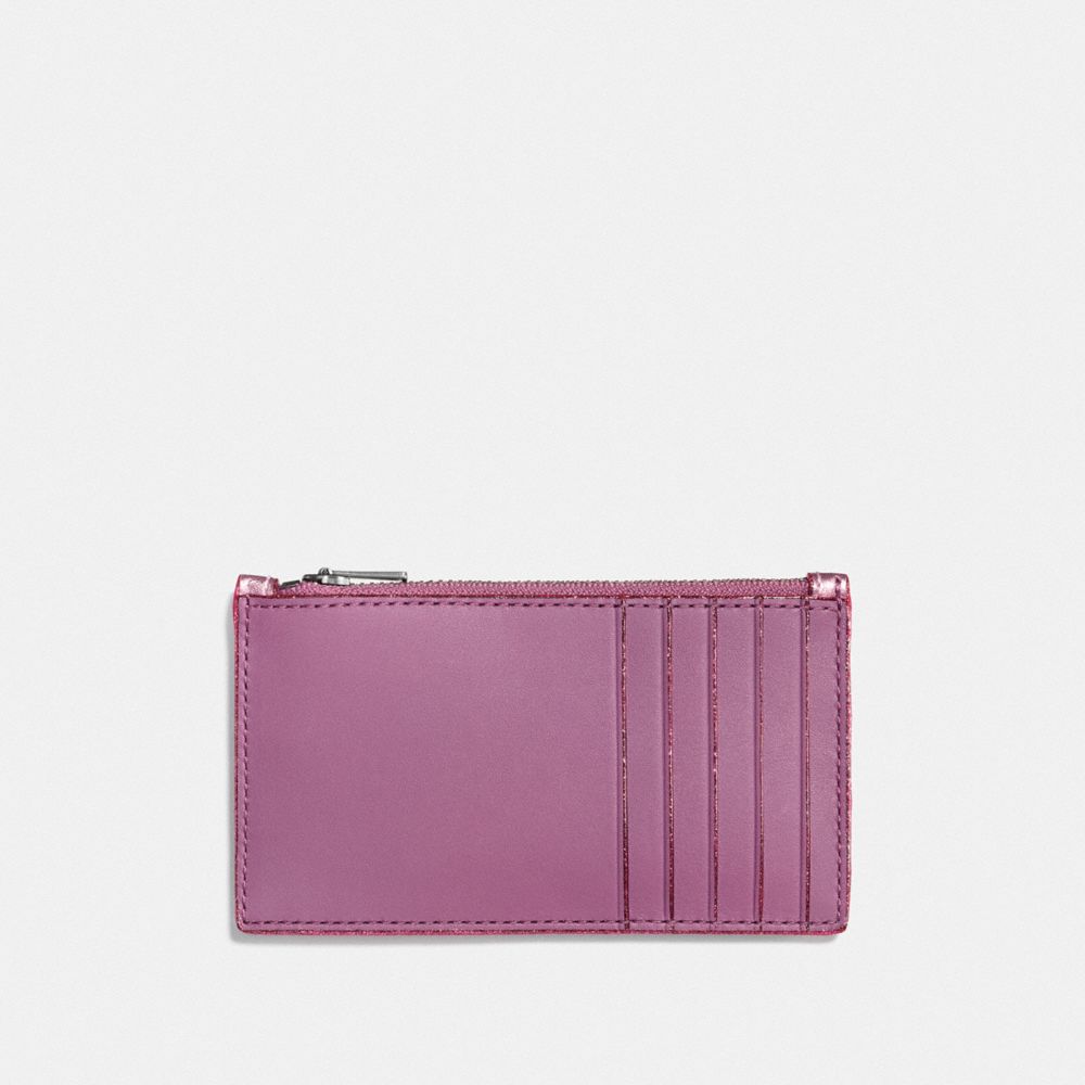 COACH®,Zip Card Case,,Back View