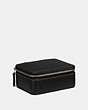 COACH®,ACCESSORY BOX,Leather,Gunmetal/Black,Front View