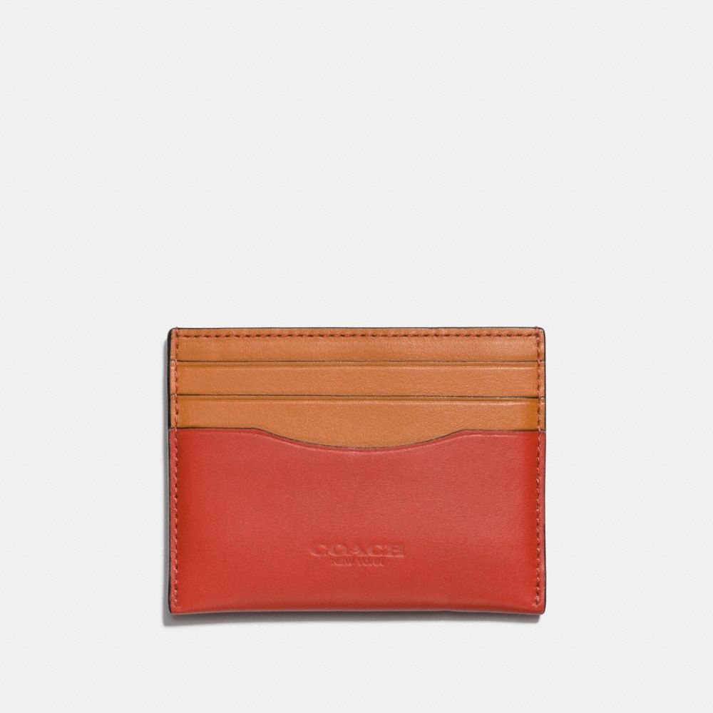 Coach colorblock card online case