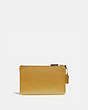 COACH®,SMALL WRISTLET,Pebbled Leather,Medium,Brass/Sunlight,Back View