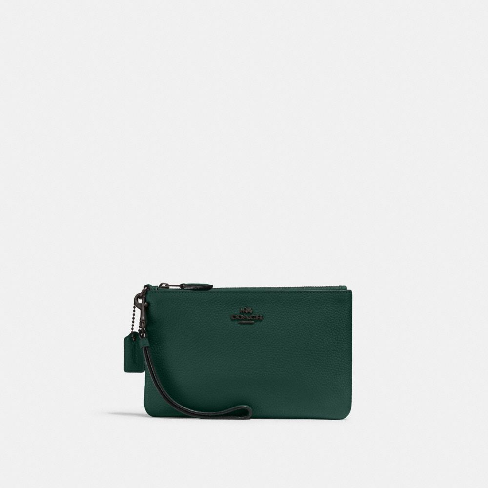 Green discount coach wristlet