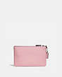 COACH®,SMALL WRISTLET,Pebbled Leather,Medium,Pewter/Aurora,Back View