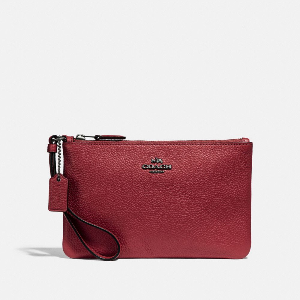 Coach wristlet red new arrivals