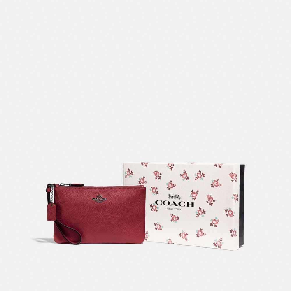 Coach boxed cheap small wristlet