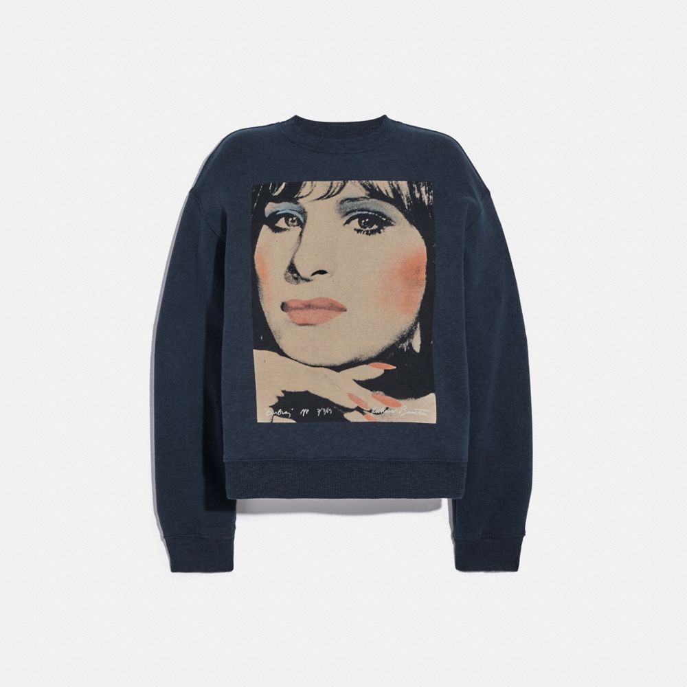 Coach X Richard Bernstein Sweatshirt With Barbra Streisand