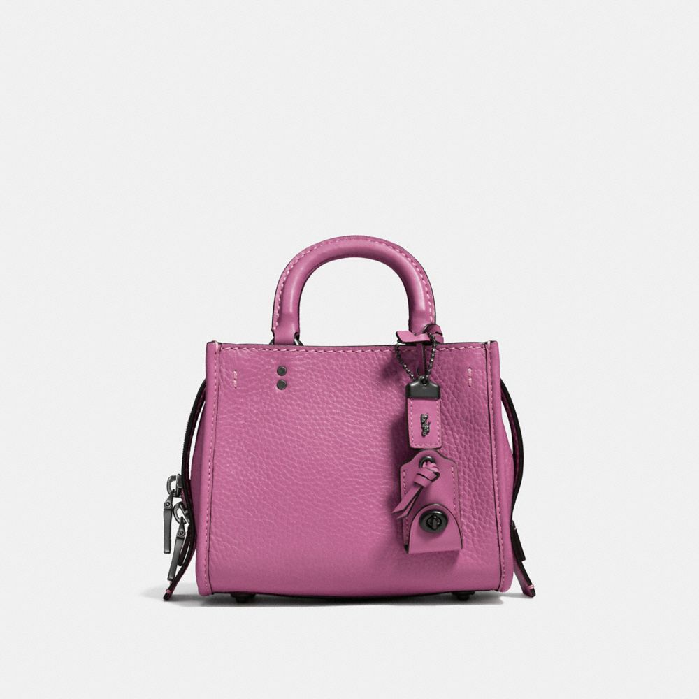 COACH®,ROGUE 17,Leather,Primrose/Black Copper,Front View