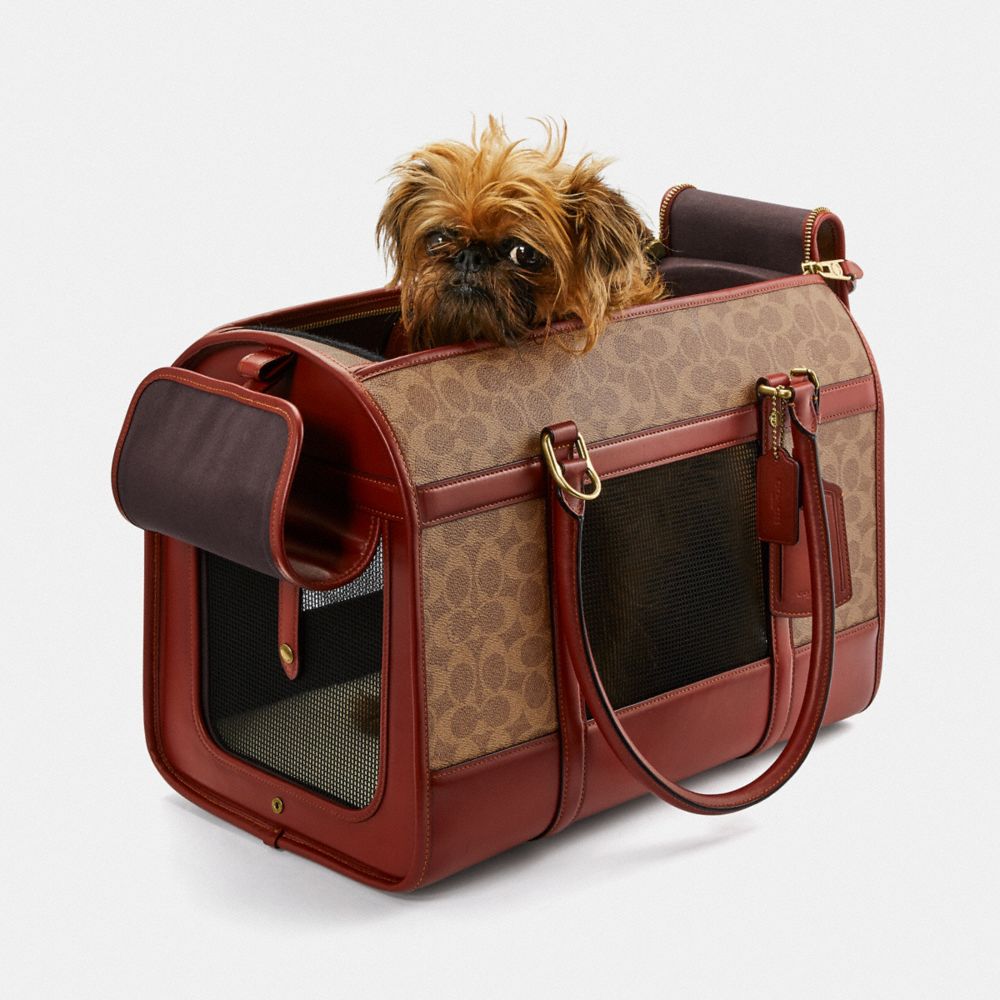 Porte Animal Familier En Toile Signature