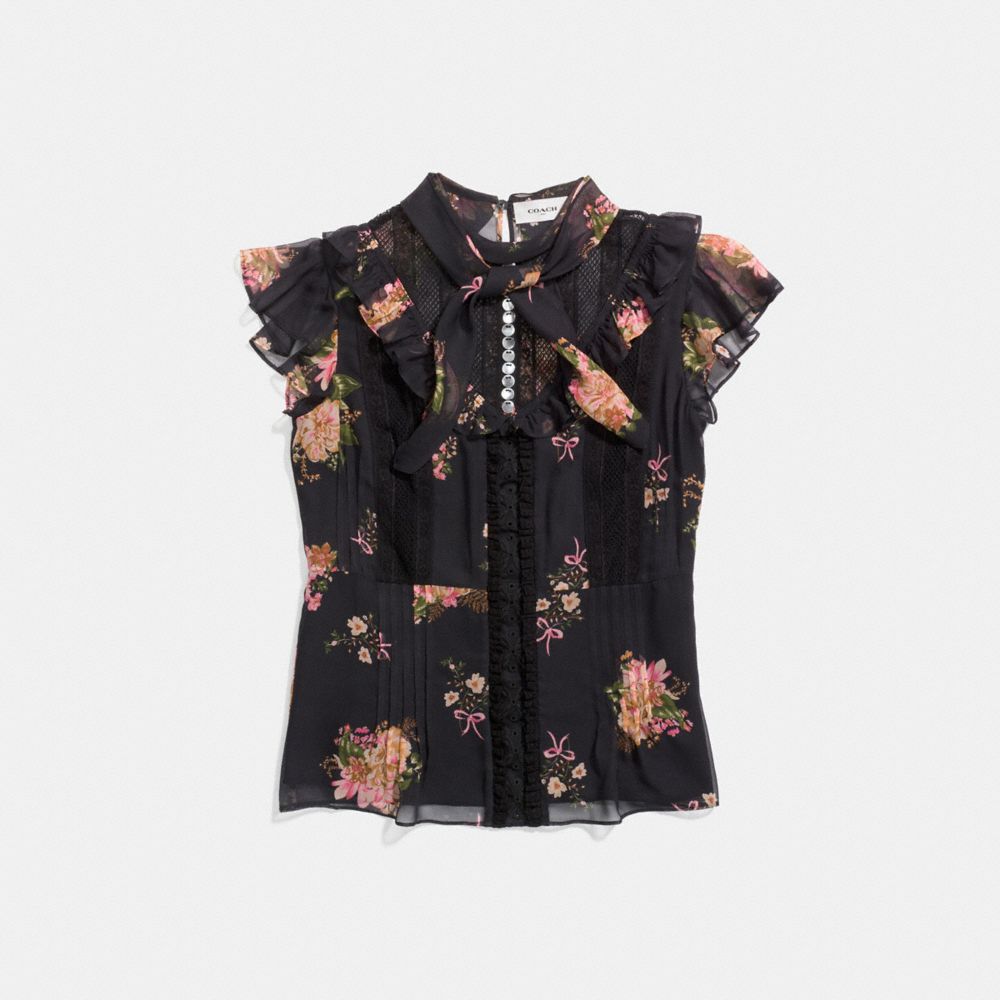 Lacework Western Blouse