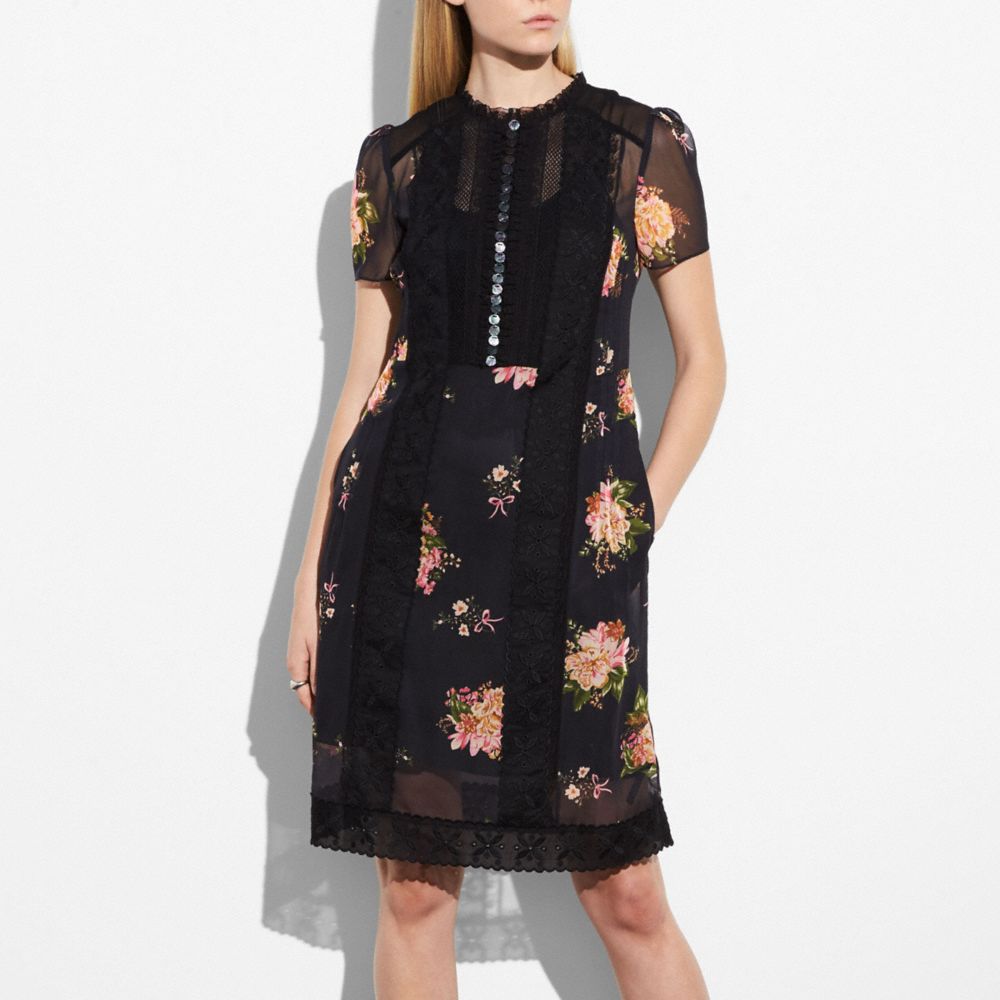 COACH®,Lacework Dress,,Scale View
