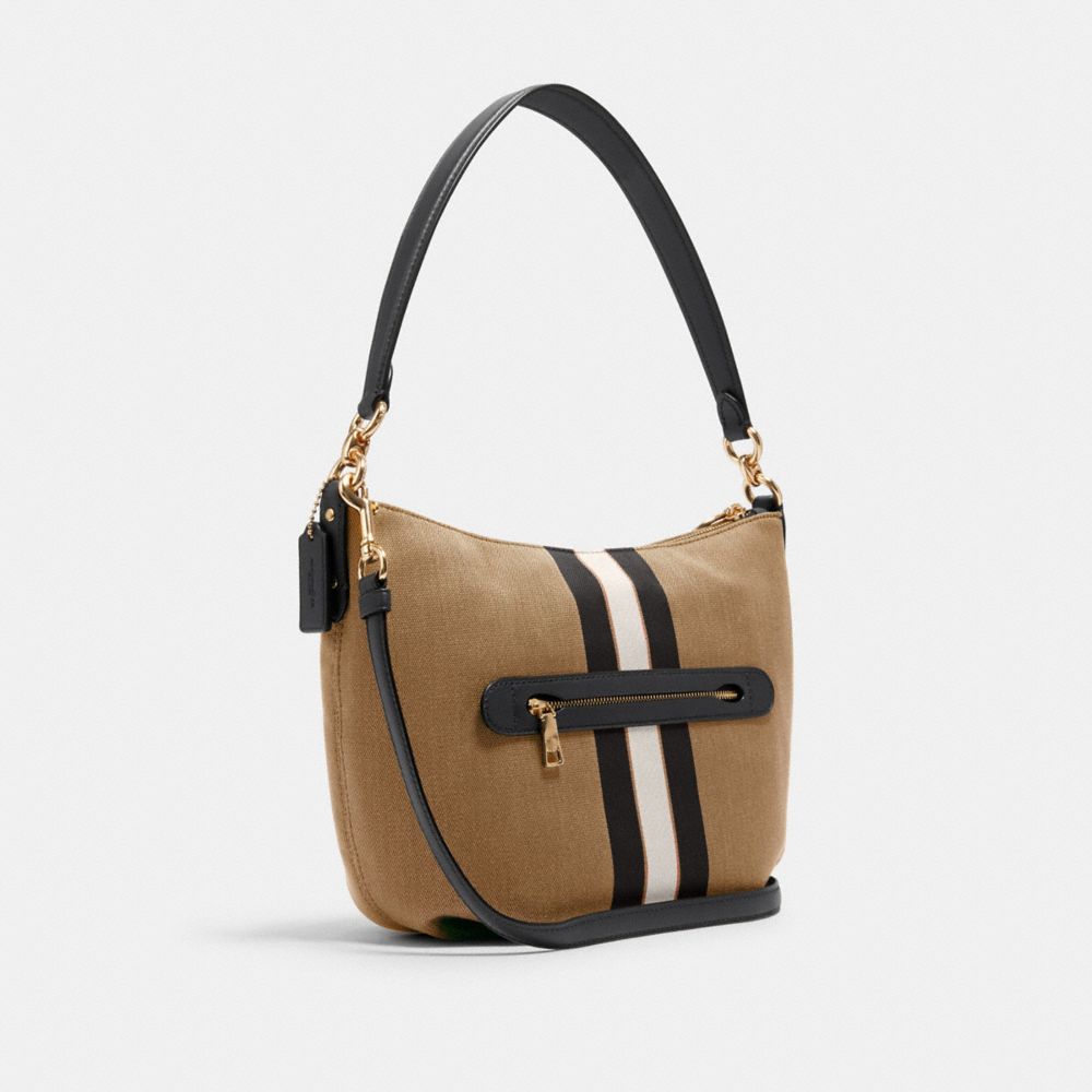 COACH Outlet Small Skylar Hobo With Varsity Stripe