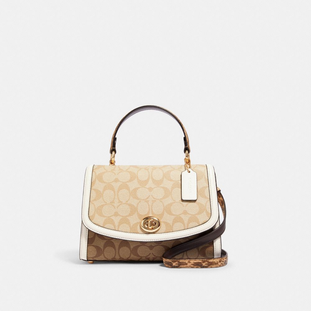 COACH Outlet Tilly Top Handle In Signature Canvas