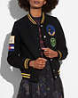 Military Patch Varsity Jacket