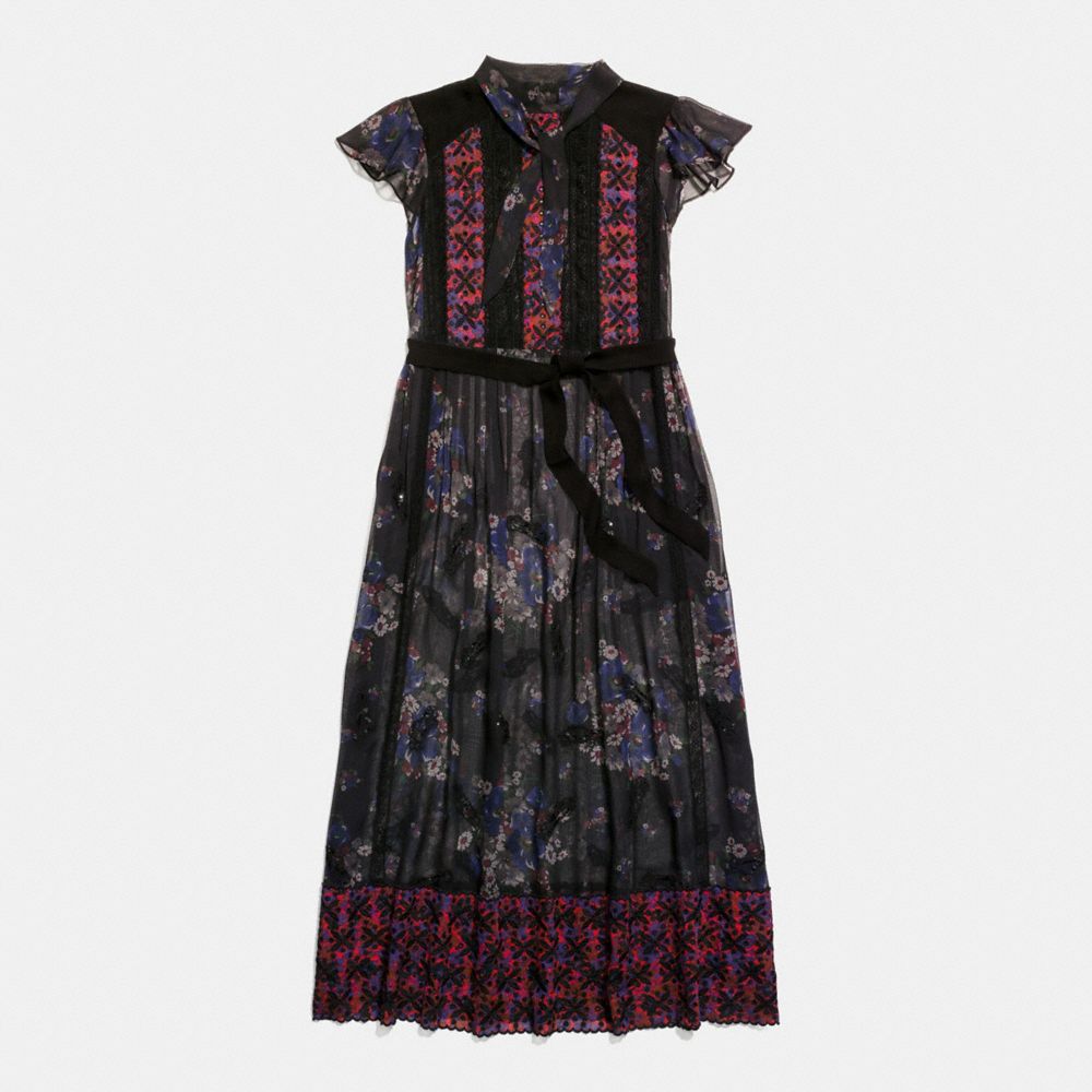 Lace work outlet dress