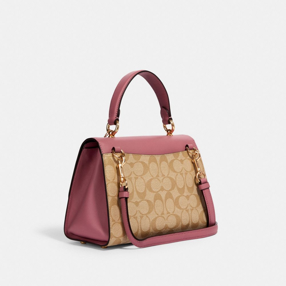 COACH Outlet Tilly Top Handle In Signature Canvas With