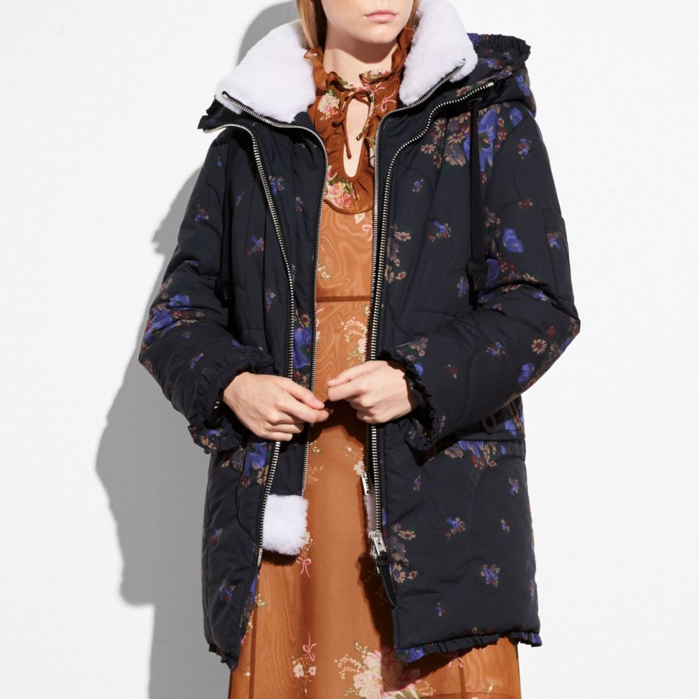 COACH® | Eiderdown Printed Puffer Jacket