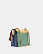 COACH®,KLARE CROSSBODY BAG IN COLORBLOCK,Leather,Medium,Gold/Vanilla Cream Multi,Angle View