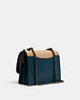 COACH®,KLARE CROSSBODY BAG IN COLORBLOCK,Leather,Medium,QB/Peacock Multi,Angle View
