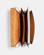 COACH®,KLARE CROSSBODY BAG IN COLORBLOCK,Leather,Medium,Gunmetal/Midnight/ Honey Multi,Inside View,Top View