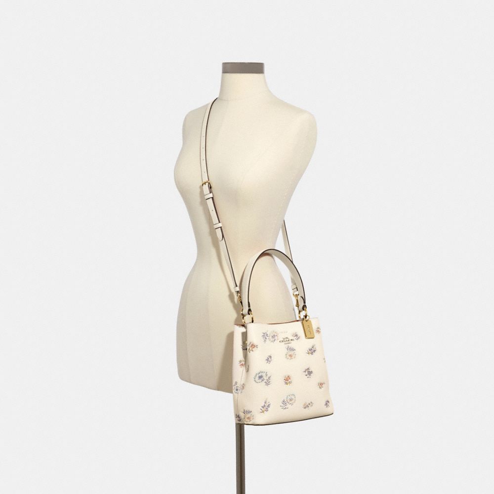 COACH®,Small Town Bucket Bag With Dandelion Floral Print,,Alternate View