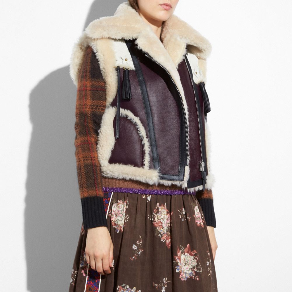 COACH®,Western Aviator Vest,,Scale View