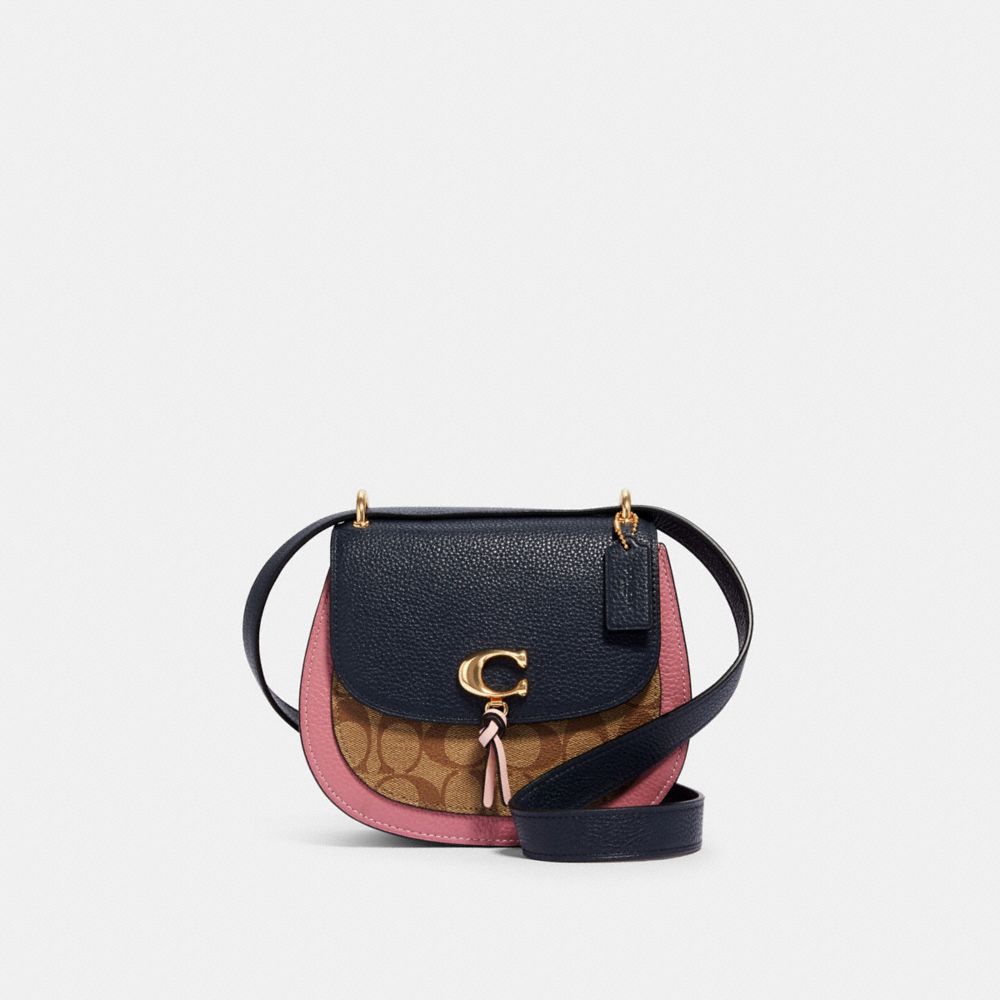 COACH Outlet COACH Outlet Remi Saddle Bag In Colorblock Signature Canvas