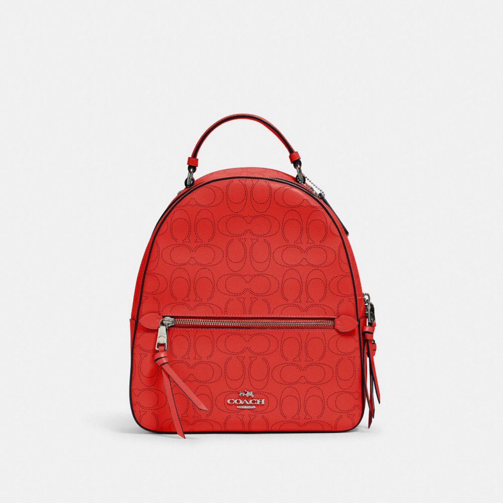 COACH®,Jordyn Backpack In Signature Leather,,Front View