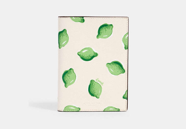 Passport Case With Lime Print