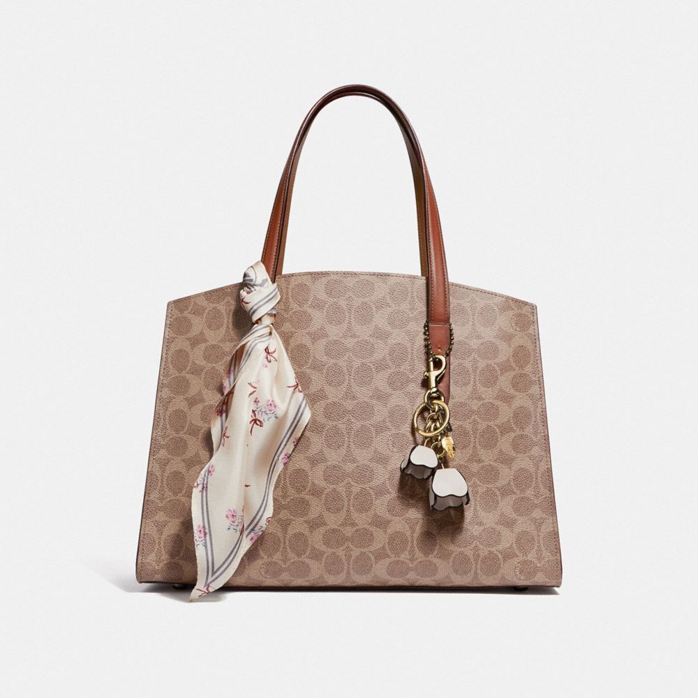 COACH®  Essential Tea Rose Bag Charm