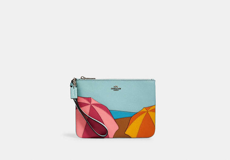 Gallery Pouch With Umbrella Motif